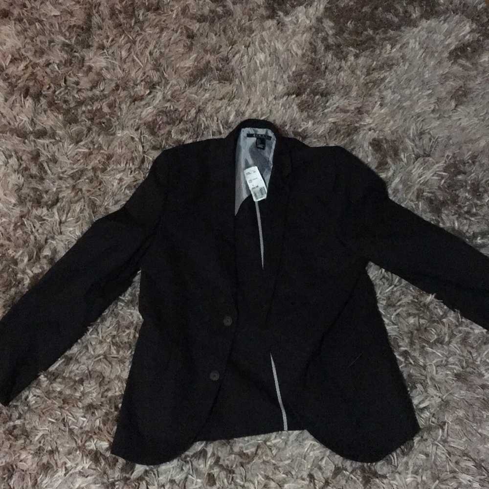 Forever 21 Men Black Blazer Size L